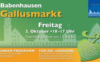 03.10.2026 Gallusmarkt Babenhausen